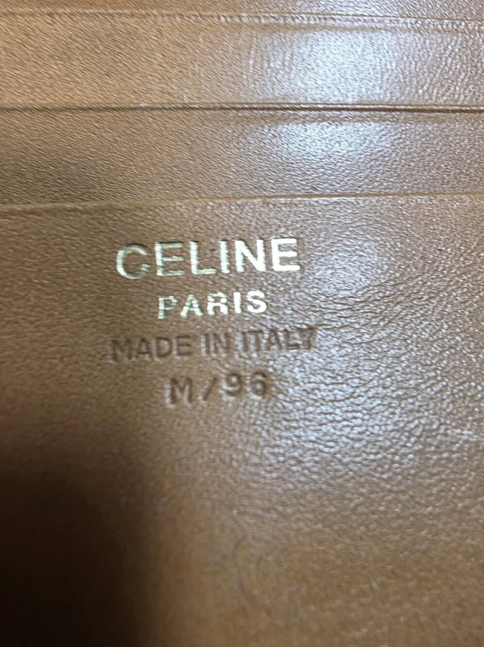 vintage Y2K Celine Macadam Triomphe bifold compact wallet kisslock